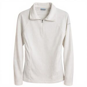 Columbia Glacial Fleece IV 1/2 Zip Pullover Medium Sea Salt White Microfleece